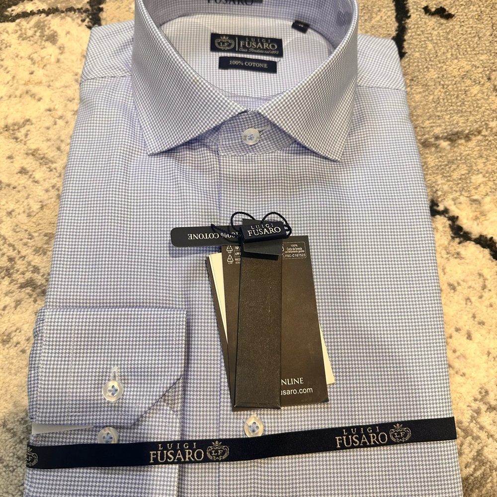 Blue Checkered Men's Shirt